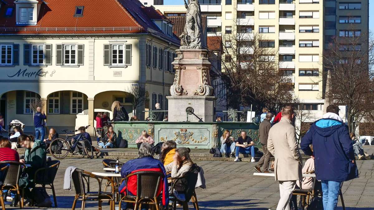Innenstadt in Ludwigsburg: Jedes Handy wird automatisch erfasst