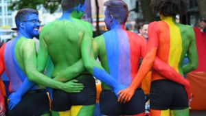 Homosexuelle feiern auf dem CSD. (Archivfoto) Foto: dpa
