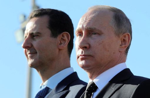Putin (rechts) und Assad profitieren von der Untätigkeit des Westens. Foto: dpa