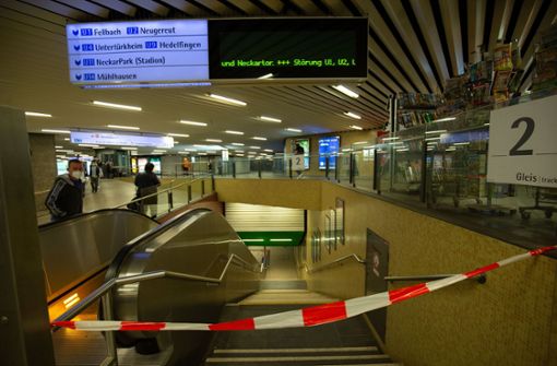 Auch die Stadtbahnlinien sind aufgrund des starken Gewitters in Stuttgart nur eingeschränkt im Einsatz. Foto: LICHTGUT/Leif Piechowski/Leif Piechowski