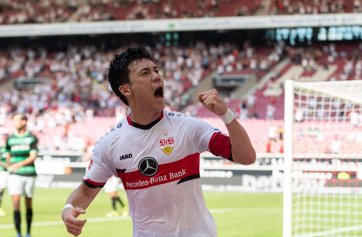 Kapitän Wataru Endo hat das höchste Rating aller VfB-Spieler.