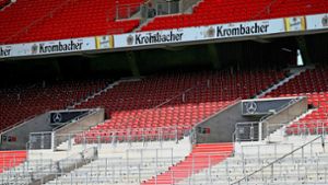 In der Mercedes-Benz-Arena werden die Ränge weiterhin so gut wie leer bleiben Foto: imago