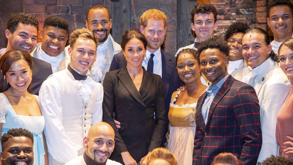 Prinz Harry und Herzogin Meghan: Royals statten dem Musical „Hamilton“ einen Besuch ab