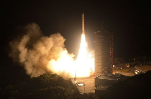Die „Epsilon-3“ brachte erstmals einen kleinen Satelliten eines Privatunternehmens ins All. Foto: dpa/kyodo