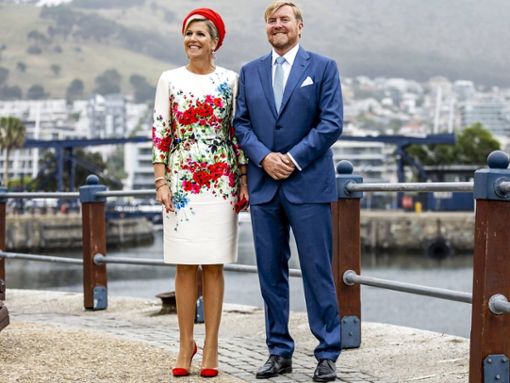 Willem-Alexander und Máxima bei ihrem Besuch in Südafrika. Foto: imago/ANP