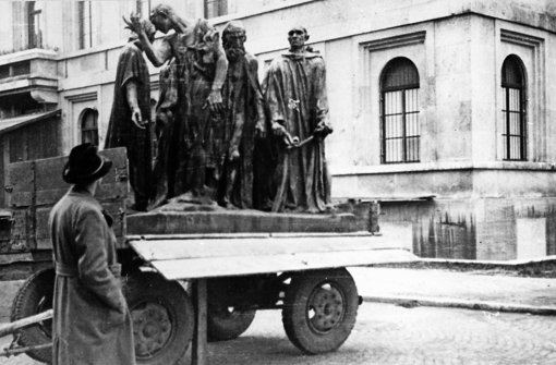 Tonnenschwere Beutekunst: Rodins „Bürger von Calais“ Foto: Zentralinstitut für Kunstgeschichte