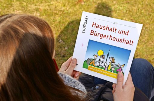 Beim Bürgerhaushalt können die Stuttgarter Wünsche äußern, für was die Stadt Geld in die Hand nehmen soll. Foto: Archiv A. Kratz