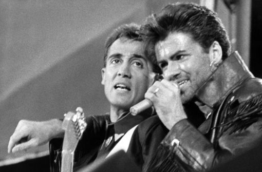 Das britische Pop-Duo Wham!: Andrew Ridgeley (links) und George Michael Foto: epa PA