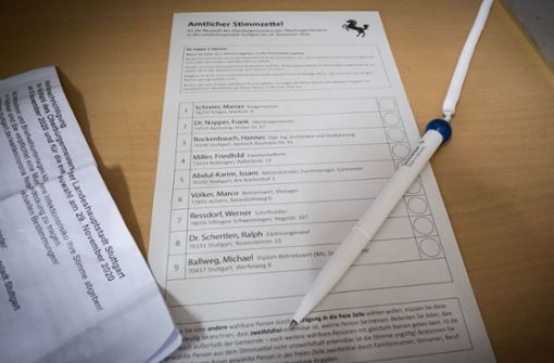 Viele Stuttgarter kreuzen auf ihrem Wahlzettel Marian Schreier an. Noch mehr tun’s bei Frank Nopper. Foto: Lichtgut/Achim Zweygarth