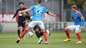 Der VfB Stuttgart muss gegen Holstein Kiel eine Niederlage einstecken. Foto: Pressefoto Baumann/Cathrin Mülle/Cathrin Müller