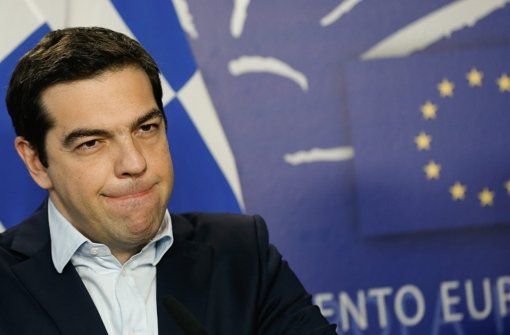 Griechenlands Ministerpräsident Tspiras pokert hoch Foto: EPA