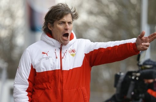 Rostock ist unser letzte Chance, sagt VfB-II-Trainer Walter Thomae. Wir haben den Liveticker. Foto: Pressefoto Baumann