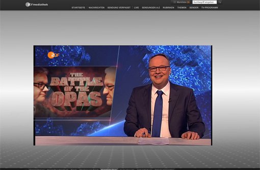 Oliver Welke hat den baden-württembergischen Landtagswahlkampf für seine heute Show entdeckt. Foto: Screenshot/ZDF Mediathek