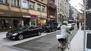 Die Fußgängerzone auf der Tübinger Straße wird verlängert. Foto: Achim Zweygarth