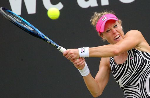 Laura Siegmund schimpft gegen das Publikum bei den US Open. Foto: dpa/Wolfgang Kumm