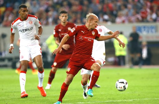 Auch der Neuzugang Tobias Werner konnte den VfB Stuttgart nicht vor der Pleite gegen Düsseldorf bewahren. Foto: Pressefoto Baumann