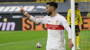 Nicolas Gonzalez erzielte in dieser Saison bisher vier Bundesliga-Tore für den VfB Stuttgart. Foto: Pressefoto Baumann/Hansjürgen / Britsch