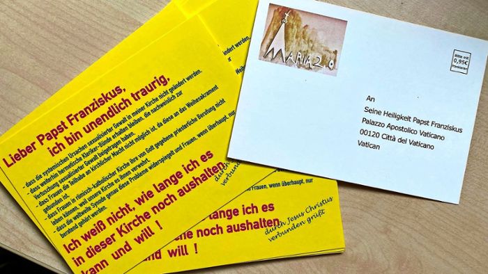 Tausende Postkarten für den Papst