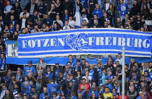 Unschön ging es zwischen der TSG Hoffenheim und dem SC Freiburg auch im Stadion zu. Foto: Bongarts