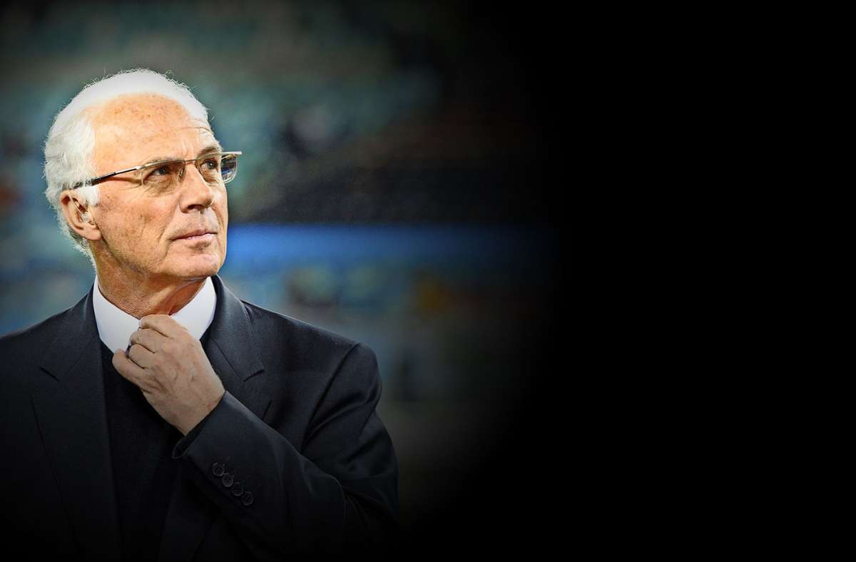 „Es war immer eine Freude, mit dir zu spielen“, sagt Uwe Seeler über Franz Beckenbauer.
