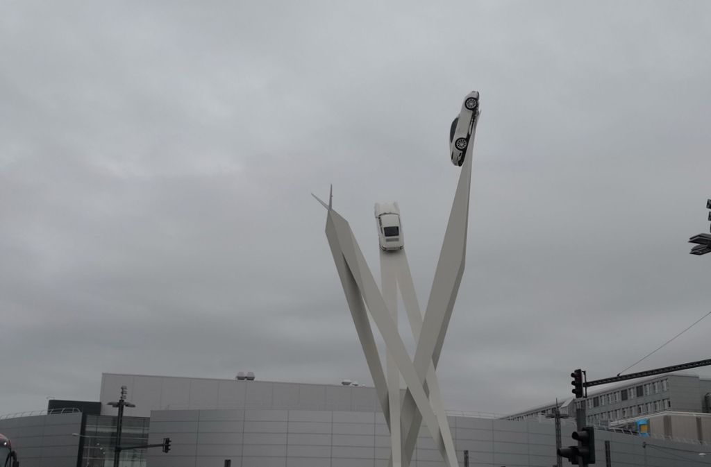 Die gigantische Skulptur trägt den Namen „Inspiration 911“.