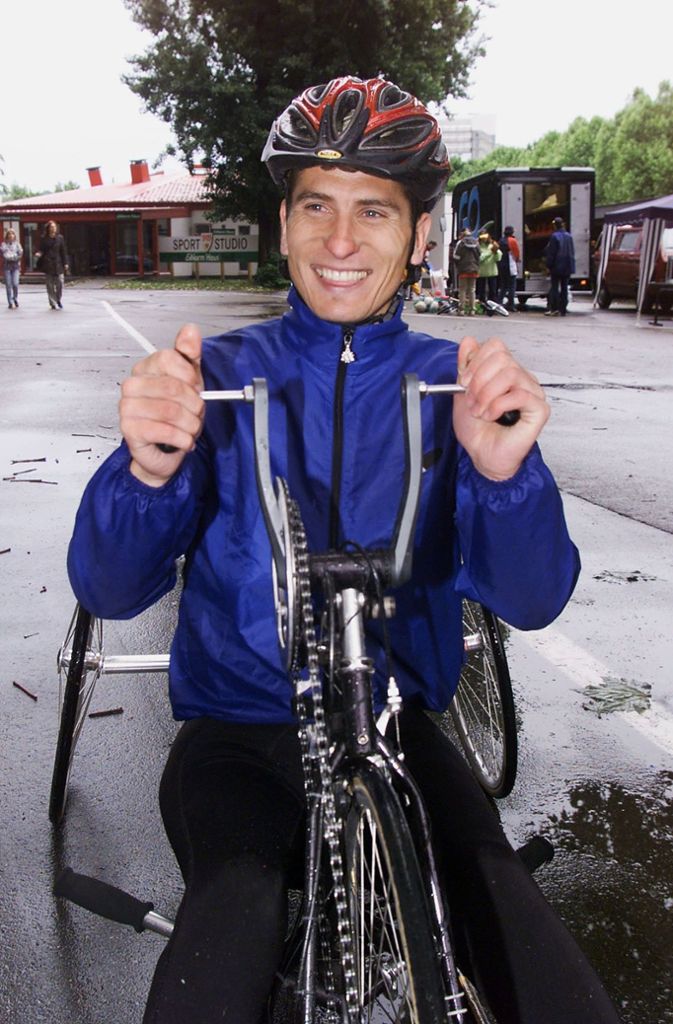 Christian Meyer: Er galt als umsichtiger Radrennfahrer. Was ihn 1994 beim Giro d’Italia nicht davor bewahrte, bei Tempo 6o von der Straße abzukommen und mit dem Kopf gegen einen Baum zu prallen.