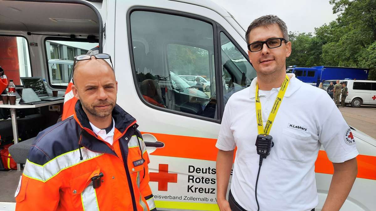 Helfer aus Baden-Württemberg in Ahrweiler: Retter in der Hochwasser-Not