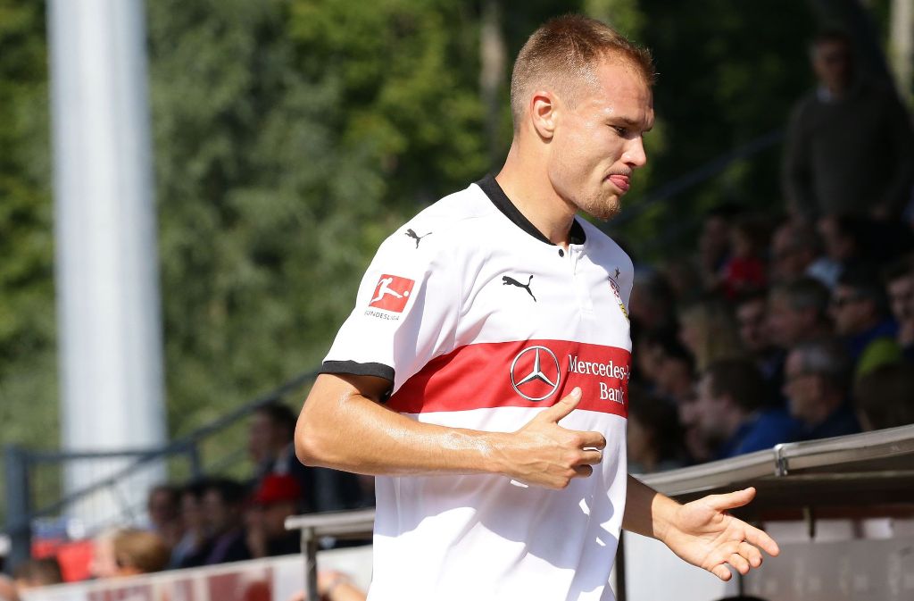 Holger Badstuber muss beim Testspiel des VfB Stuttgart vorzeitig das Feld verlassen.
