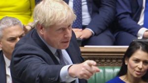 Boris Johnson steht unter Druck. Foto: dpa/House Of Commons