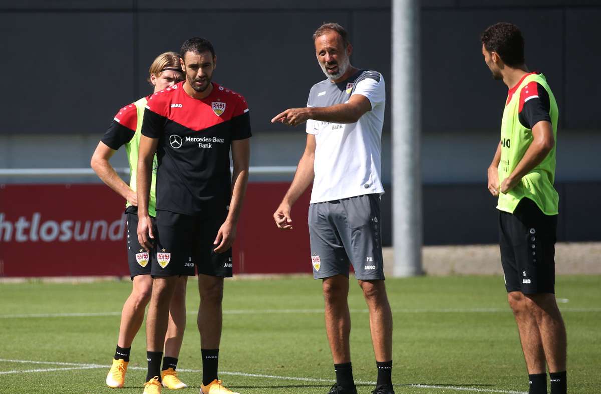 Pellegrino Matarazzo und der VfB Stuttgart freuen sich auf den Bundesliga-Start. Foto: Pressefoto Baumann/Alexander Keppler