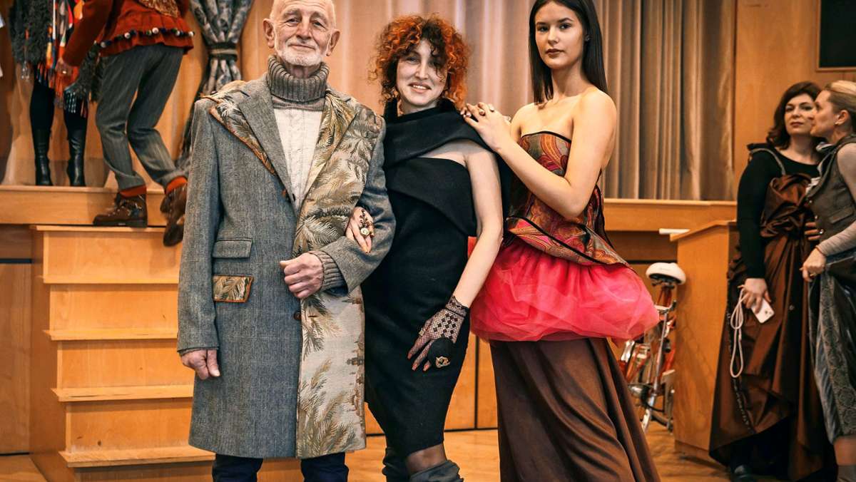 Ukrainische Designerin in Stuttgart: Glamouröse und nachhaltige Mode