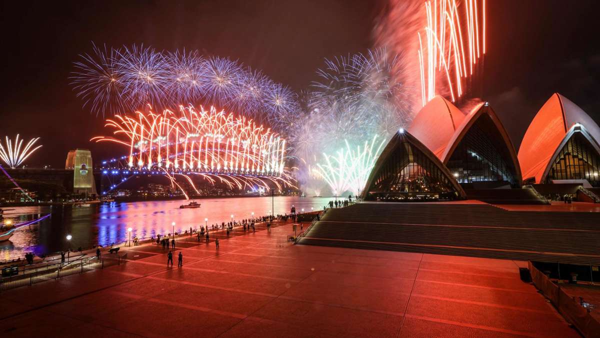 Sydney begrüßt 2021: Feuerwerk im Hafen - aber ohne Zuschauer