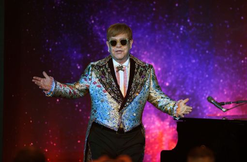 Für Elton John kommt im Mai 2019 noch einmal in die Schleyerhalle. Foto: AFP