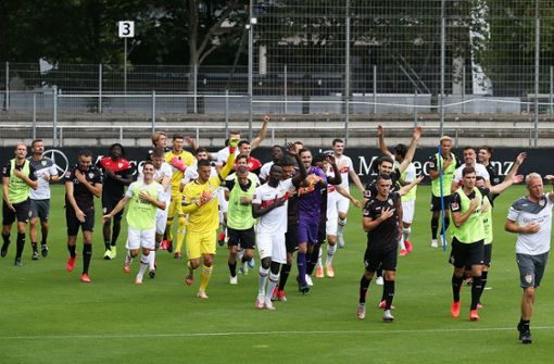 Der VfB Stuttgart begann an diesem Montag mit der Vorbereitung auf die Bundesliga-Saison. Foto: Baumann