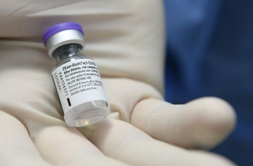 Der Corona-Impfstoff der Firmen Biontech und Pfizer. Foto: AFP/PIERO CRUCIATTI