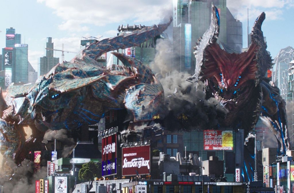 Die Zerstörungstour der Monster erinnert sehr an den Rabatz in den alten „Godzilla“-Filmen.