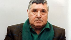 Mafia-Boss Toto Riina, aufgenommen bei seiner Festnahme am 16. Januar 1993 in Palermo. Foto: epa ansa