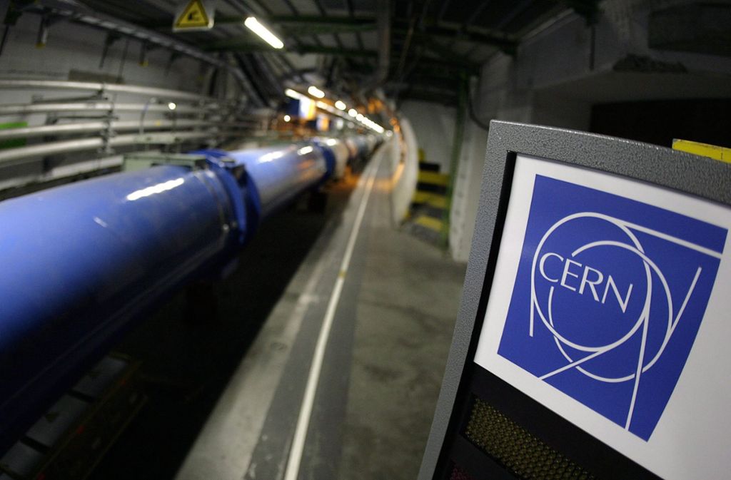 Der Teilchenbeschleuniger Large Hadron Collider (LHC) im Europäischen Kernforschungszentrum Cern bei Genf