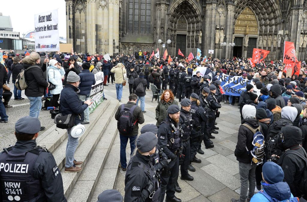 WDR,Köln,Demonstration.