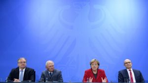 Die Bundesregierung und die Ministerpräsidenten einigten sich im vergangenen Oktober auf die Grundzüge der Finanzreform. Der Bundestag hat daran wenig geändert. Foto: dpa
