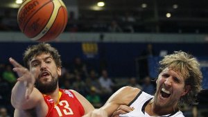 Deutsche Basketballer unterliegen Spanien