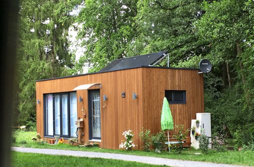 In Schorndorf stehen bereits Tiny Houses, auf denen sogar Strom produziert wird. Foto: Tiny House Schorndorf/CF Schanze