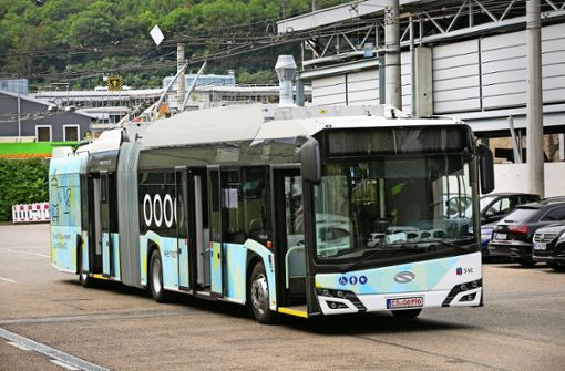 Der neue Elektro-Hybrid-Bus. Foto: Ines Rudel