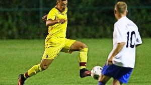 Nicola de Pilla hat zwei Tore zum 6:2-Erfolg  des FC Marbach gegen den TV Möglingen beigesteuert. Foto: avanti