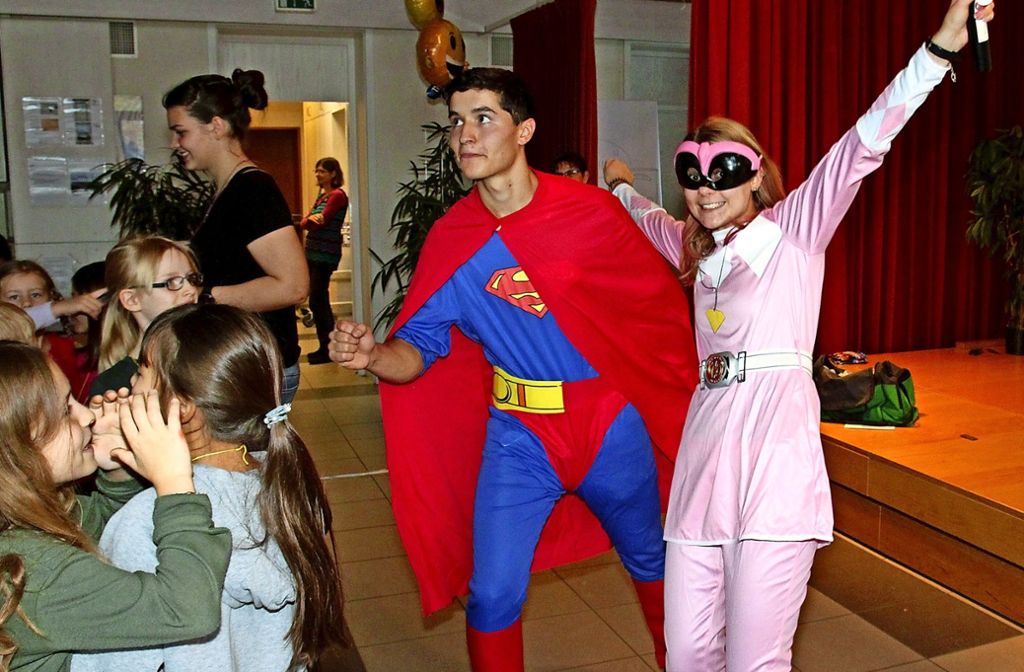 Dennis Jung und Cosima Pantle sind die Superhelden in Großbottwar.
