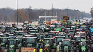 Bauernproteste in Nürnberg Foto: dpa/Daniel Karmann