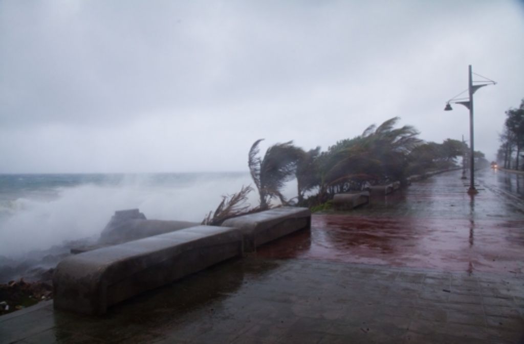 Der Tropensturm „Erika“ fegt über die Karibikinseln Dominica und Haiti