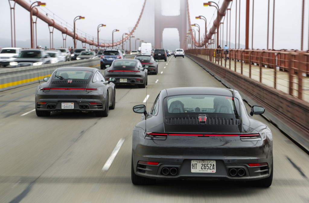 Der neue 911er feiert Ende November in Kalifornien Weltpremiere. Foto: Porsche
