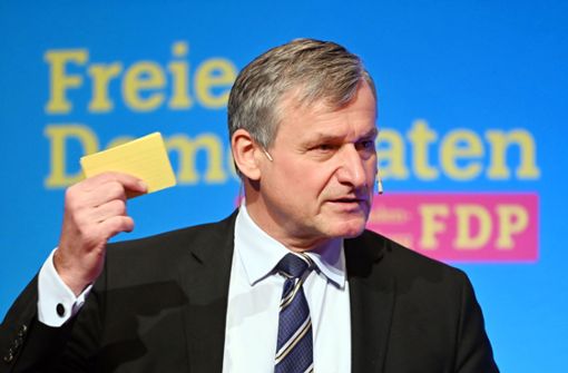 FDP-Fraktionschef Rülke zeigte Skepsis vor einer allgemeinen Impfpflicht. Foto: dpa/Uli Deck
