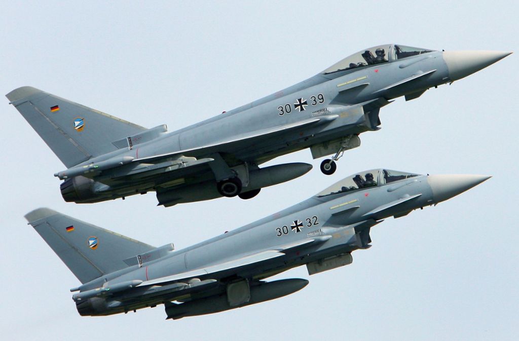Eurofighter der Luftwaffe Foto: AFP
